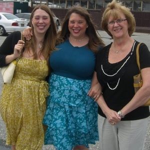 Shabby Apple Teal Knit/Floral Dress